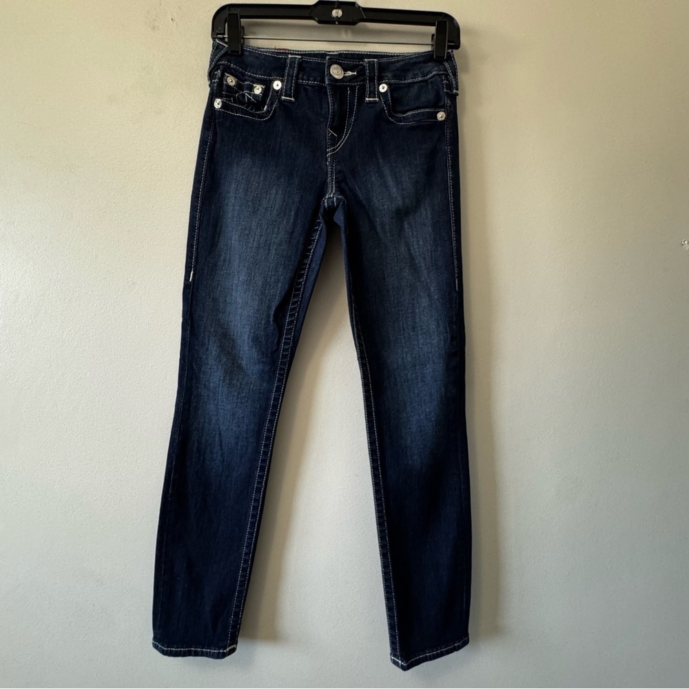 True Religion Women's Midnight Blue Skinny Jeans